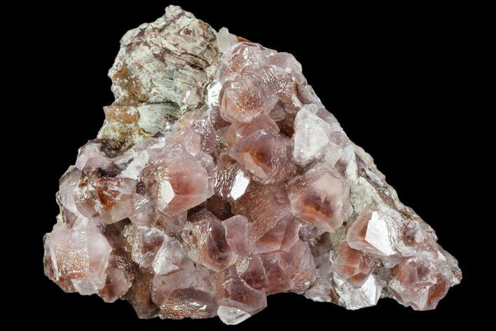 Cobaltoan Calcite Crystal Cluster - Bou Azzer, Morocco #108738